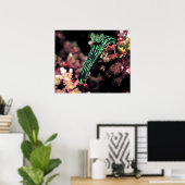 Nudibranch die neer gaat poster (Thuiskantoor)