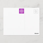 Nudibranch Mandala Briefkaart (Achterkant)