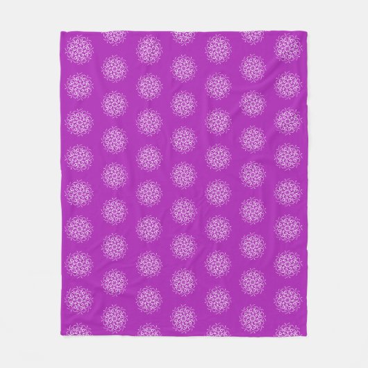 Nudibranch Mandala Fleece Deken (Voorkant)