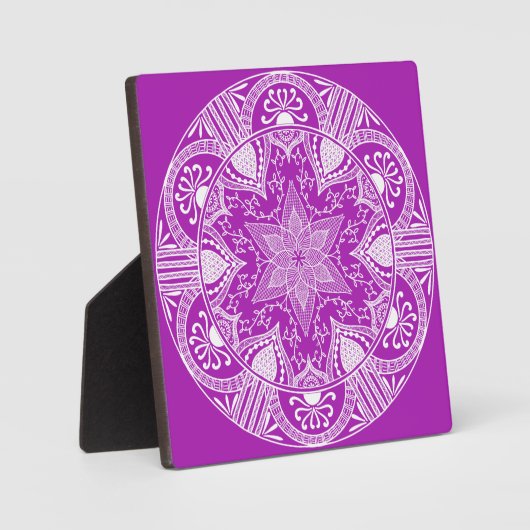 Nudibranch Mandala Fotoplaat (Voorkant)