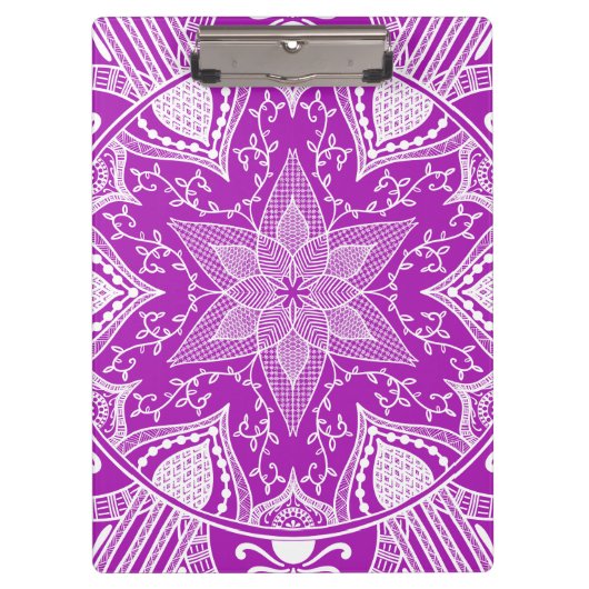 Nudibranch Mandala Klembord (Voorkant)