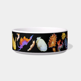Nudibranch & Zeeslak Keramische Kom voor Huisdiere