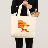 Nudie Magazine Day! Grote Tote Bag (Voorkant (product))