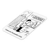 Nudist Camp entry fee - GBP 5 a strip - Magneet (Linkerzijde)