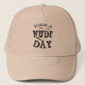 Nudist/Naturist Trucker Pet (Voorkant)