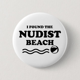 Nudisten, Nudistenstrand Ronde Button 5,7 Cm