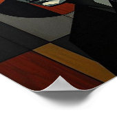 NUES Cubist Abstract 2 Poster (Hoek)