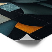 NUES Cubistische Abstracte 3 Poster (Hoek)