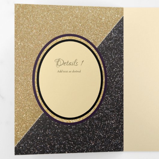 Nuestra Boda 6 pagina Drieluik Uitnodiging (Binnenzijde eerst)