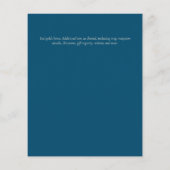 Nuestra Boda AGATE Gold Spanish Wedding INVITE (Achterkant)