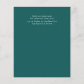 Nuestra Boda AGATE Gold Spanish Wedding INVITE (Achterkant)