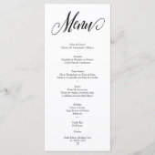 NUESTRA BODA Bewerkbare Spaans Menu Kaart (Voorkant)