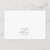NUESTRA BODA Editable Spain trouwinfo card Informatiekaartje (Achterkant)
