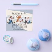 Nuestra Boda Foto Collage Huwelijksuitnodiging Flyer (Enkel)