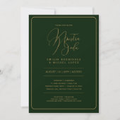 Nuestra Boda | GREEN GOLD Wedding incl. gegevens Kaart (Voorkant)
