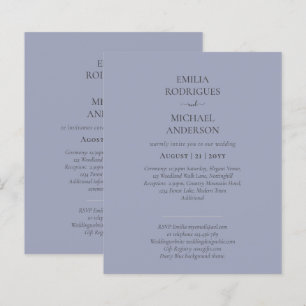 Nuestra Boda Modern Typografie VEEL COLORS INVITE