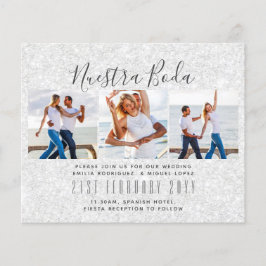 Nuestra Boda Photo Collage Wedding INVITE