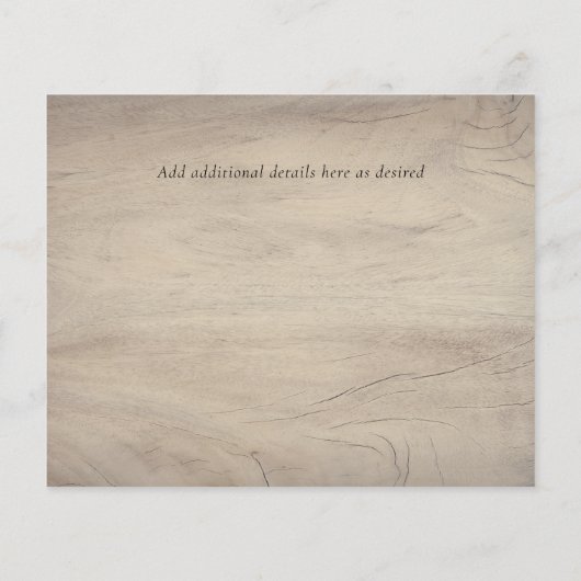 Nuestra Boda Photo Collage Wedding INVITE Flyer (Achterkant)