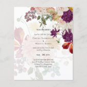 NUESTRA BODA Plum Herfst Floral Spain Wedding (Voorkant)