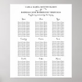 NUESTRA BODA Spaans bruiloft Poster (Voorkant)