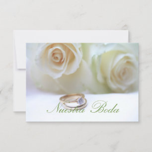 Nuestra Boda - Spaanse trouwuitnodiging Kaart