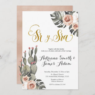 Nuestra Boda Spanish Wedding Invitacion Invitation Kaart