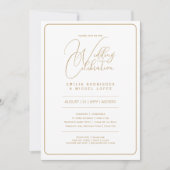 Nuestra Boda | WHITE GOLD Wedding incl. gegevens i Kaart (Voorkant)