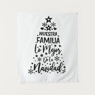 Nuestra Familia Lo Mejor de la Navidad Wandkleed