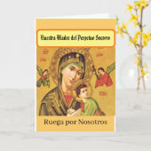 Nuestra Madre del Perpetuo Socorro Kaart (Gele Bloem)