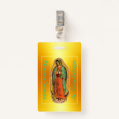 Nuestra Señora de Guadalupe Badge (Voorkant met clip)