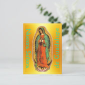 Nuestra Señora de Guadalupe Briefkaart (Staand voorkant)