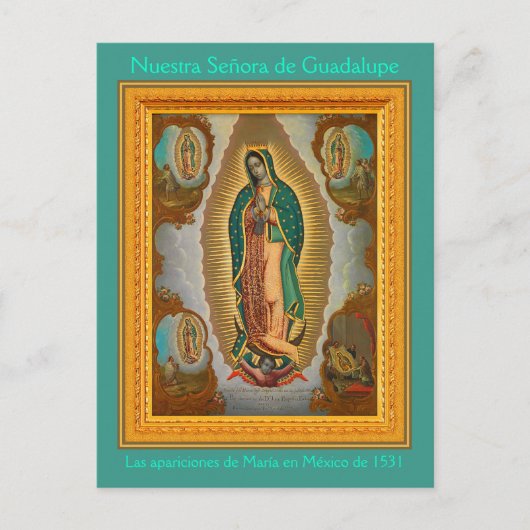 Nuestra Señora de Guadalupe Briefkaart (Voorkant)