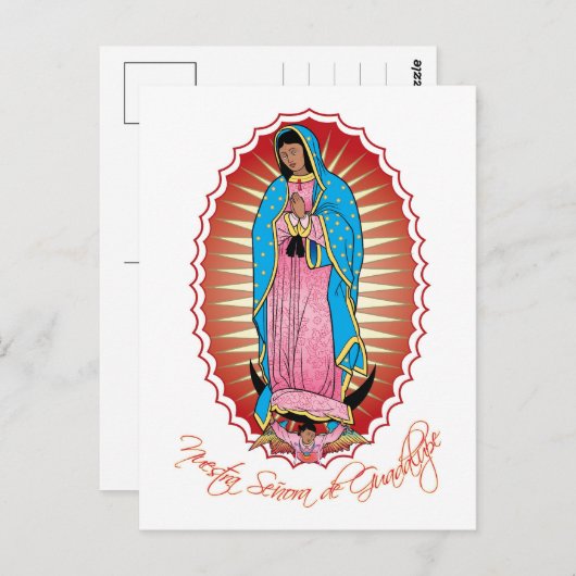 Nuestra Señora de Guadalupe Briefkaart (Voorkant / Achterkant)