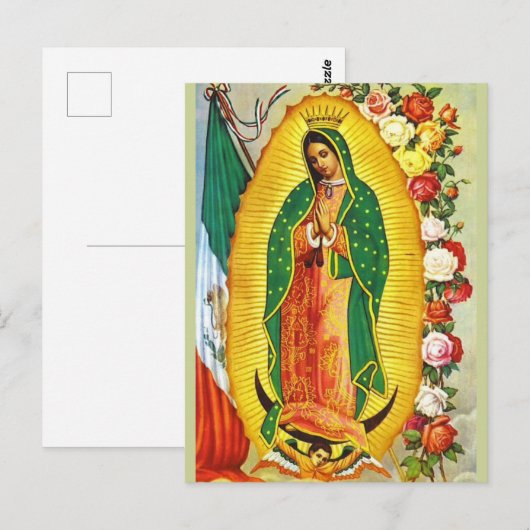 Nuestra Señora de Guadalupe Briefkaart (Voorkant / Achterkant)