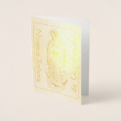 Nuestra Señora de Guadalupe Gold Foil Card Folie Kaarten (Voorkant)