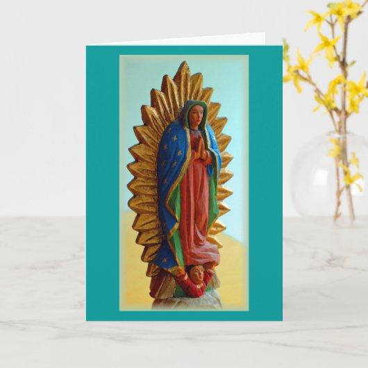 "Nuestra Señora DE Guadalupe " Kaart (Gele Bloem)