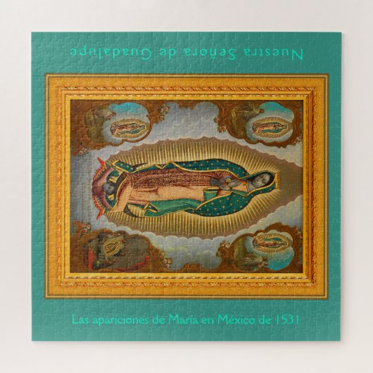 Nuestra Señora de Guadalupe Kalmerend Legpuzzel (Horizontaal)