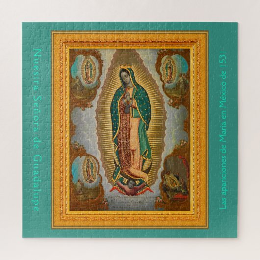 Nuestra Señora de Guadalupe Kalmerend Legpuzzel (Verticaal)