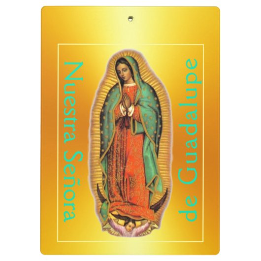 Nuestra Señora de Guadalupe Klembord (Achterkant)