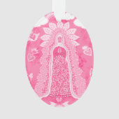 Nuestra Señora de Guadalupe Pink Ornament (voorkant)