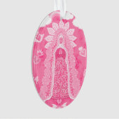 Nuestra Señora de Guadalupe Pink Ornament (voorkant)