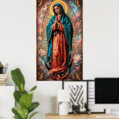 Nuestra Señora de Guadalupe poster (Thuiskantoor)