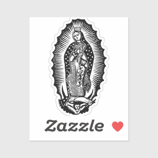 Nuestra Señora de Guadalupe Sticker (Vel)