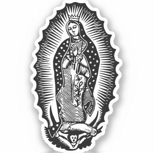 Nuestra Señora de Guadalupe Sticker (Voorkant)