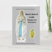 Nuestra Señora de Lourdes Kaart (Voorkant)
