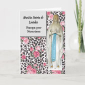 Nuestra Señora de Lourdes Kaart (Voorkant)