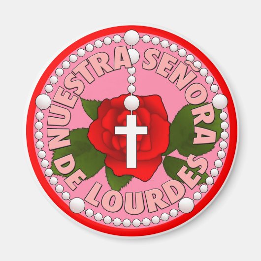 Nuestra Señora de Lourdes Magneet (Voorkant)