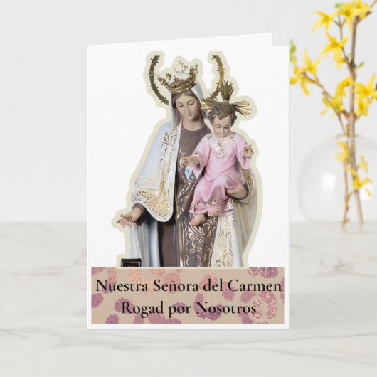 NUESTRA SEÑORA DEL CARMEN KAART (Gele Bloem)