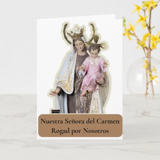 NUESTRA SEÑORA DEL CARMEN KAART (Gele Bloem)