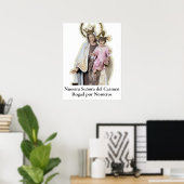 NUESTRA SEÑORA DEL CARMEN KAART POSTER (Thuiskantoor)